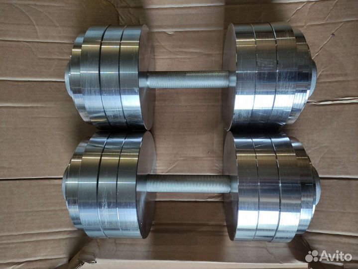 Гантели разборные стальные 2 х 40 кг