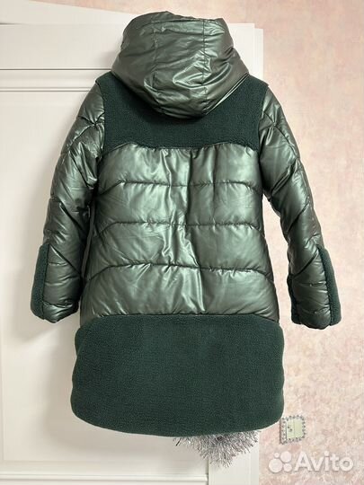 Пуховик зимний для девочки 146
