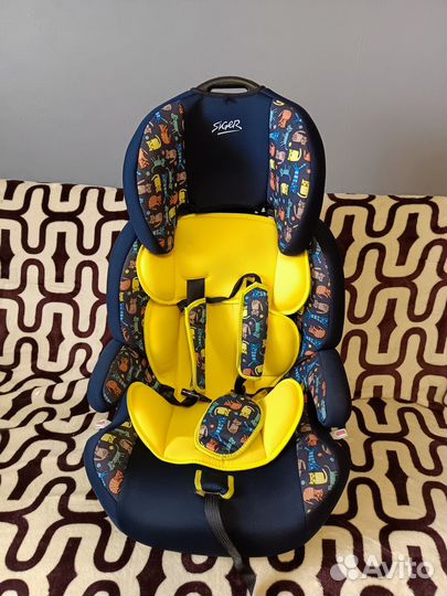 Автокресло siger Art Драйв Котики 1/2/3