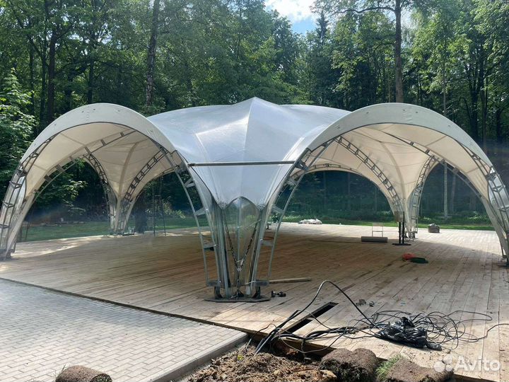 Шатер Арочный Гексагональный 13*15 палатка