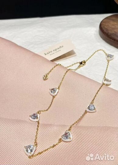 Сеты Kate Spade ожерелье, браслет и пуссеты