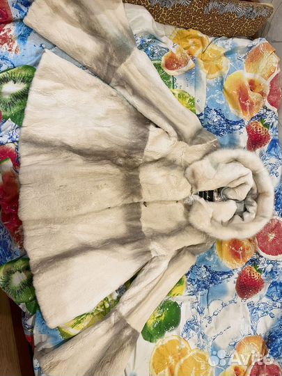 Шуба 42-44 кролик с норкой