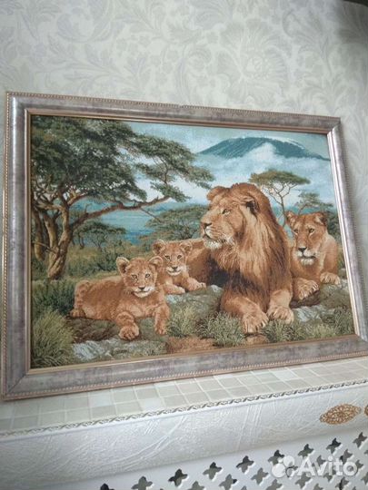 Габелен львы