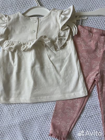 Комплект футболка для девочки 62 80 86
