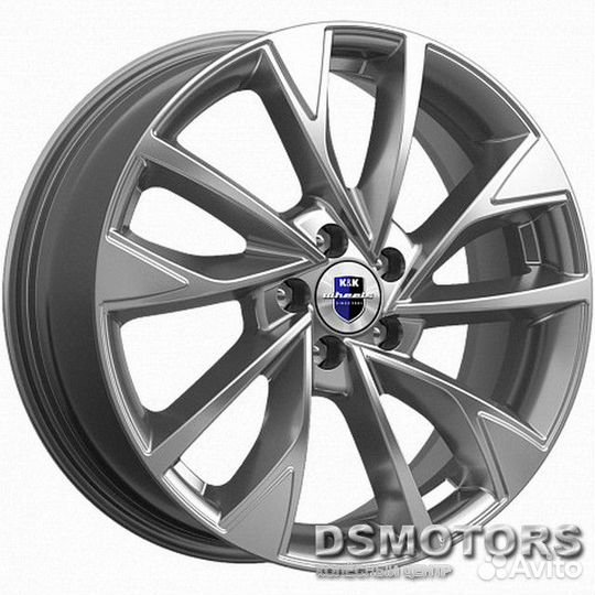 Диски Роквуд 7.0/17 5x108 ET35 d67.1 дарк платинум