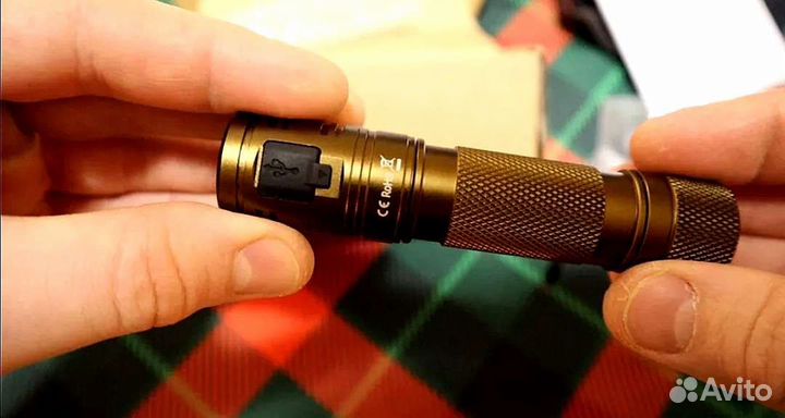 Фонарик светодиодный аккумуляторный