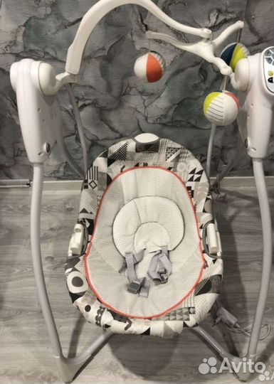 Детские электронные качели для новорожденных