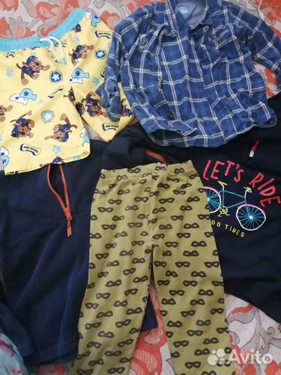 Детские вещи пакетом на мальчика 116-122