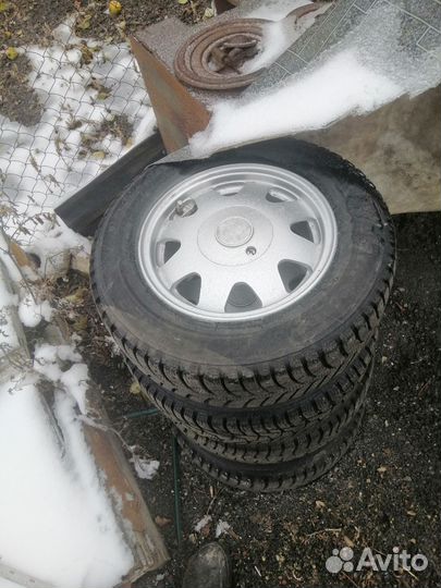 Колеса кованые на зиме