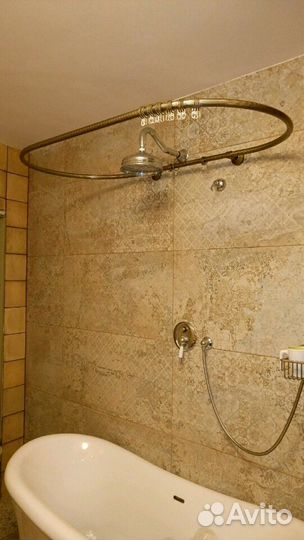 Карниз овальный бронза золото чёрный мат