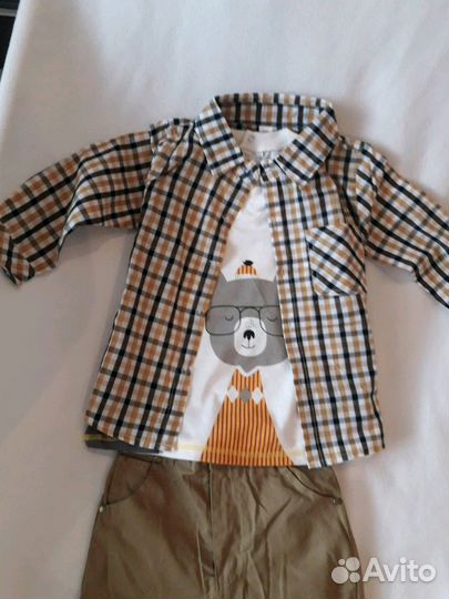 Продам костюм на мальчика(брюки,рубашка и футболка