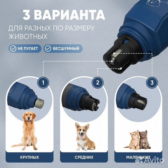 Гриндер профессиональный, когтерез для животных