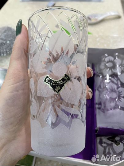 Набор рюмок и бокалов Гусь Хрустальный