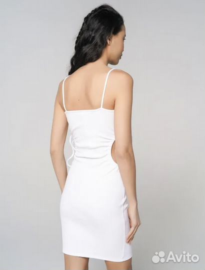 Платье новое белое летнее xs