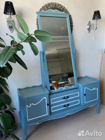 Тумба трюмо массив