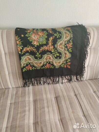 Павловопосадский платок шерсть