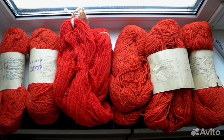 Шерстяная и полушерстяная пряжа