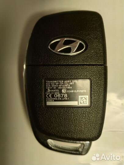 Ключ зажигания Хундай Hyundai I-40 Оригинал