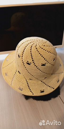 Шляпа женская летняя крючком