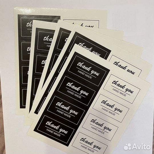 Наклейки ручная работа