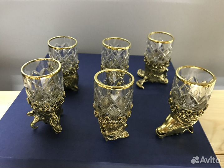 Рюмки Лафитники хрусталь