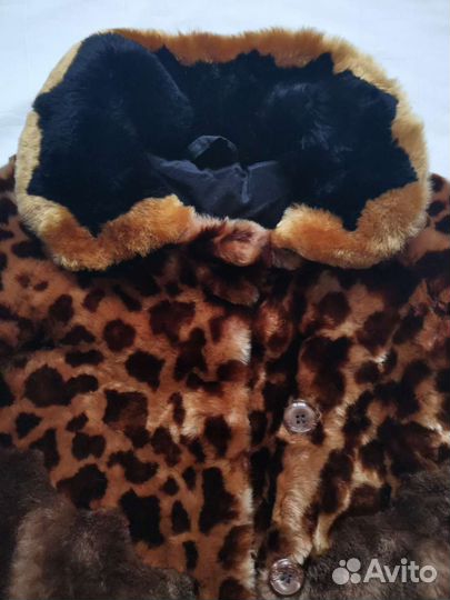 Детская Шубка (мутон) с шапочкой (мутон)