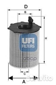 Фильтр масляный Audi A8 3.0TDi 11 25.141.00 UFI