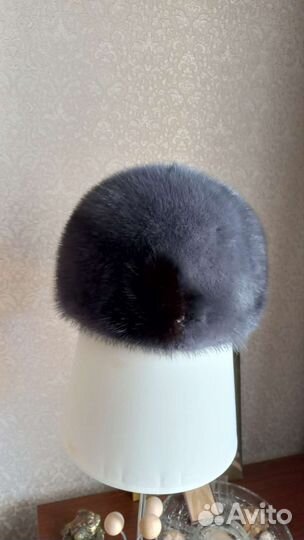 Шапка норковая женская состояние новой