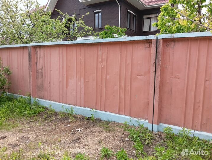 Плиты бетонные для забора