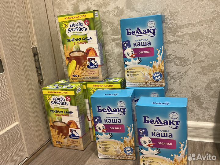 Детские каши молочные
