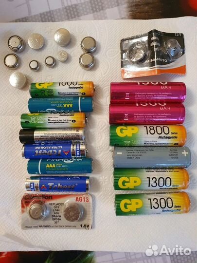 Набор батареек и аккумуляторов