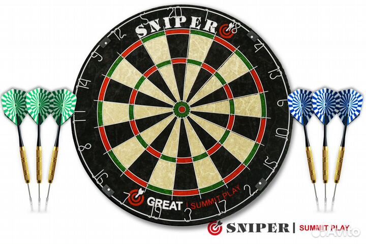 Комплект для игры в дартс sniper Summit Play Great