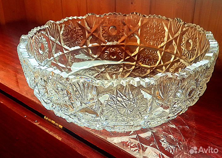Салатник большой Хрустальный СССР