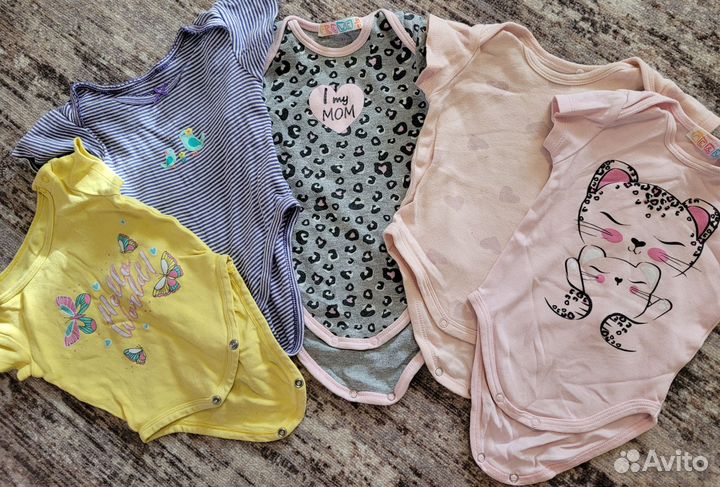 Вещи на девочку пакетом. 62 68 74