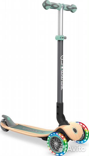 Самокат трехколесный Globber primo foldable wood l