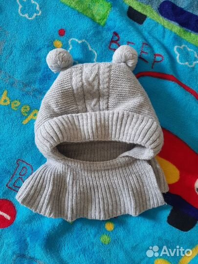 Шапка шлем зимний