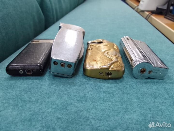 Зажигалки пьезо 4шт 1990е годы