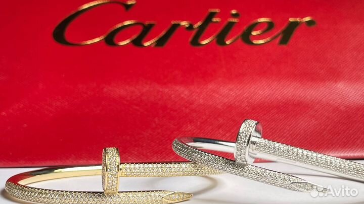 Золотой женский браслет Cartier