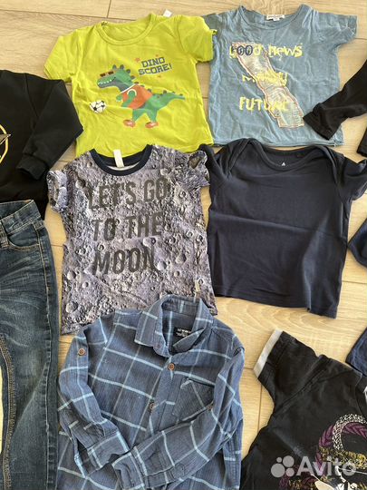 Вещи пакетом на мальчика 98 104