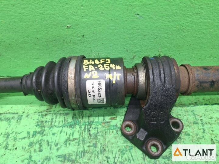 Привод передний правый mazda axela