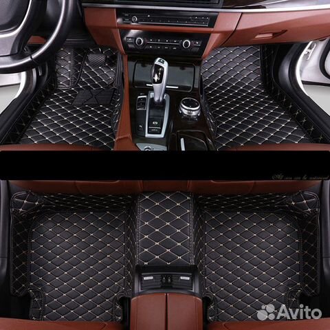 Коврики в салон из экокожи luxe в салон 5D