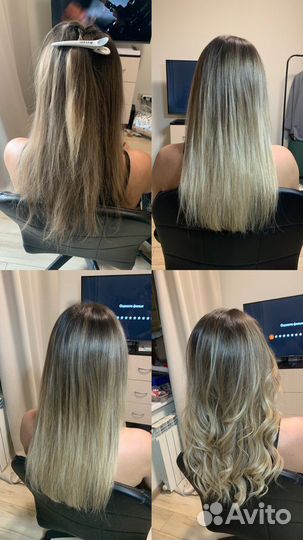 Наращивание волос на дому микрокапсулы