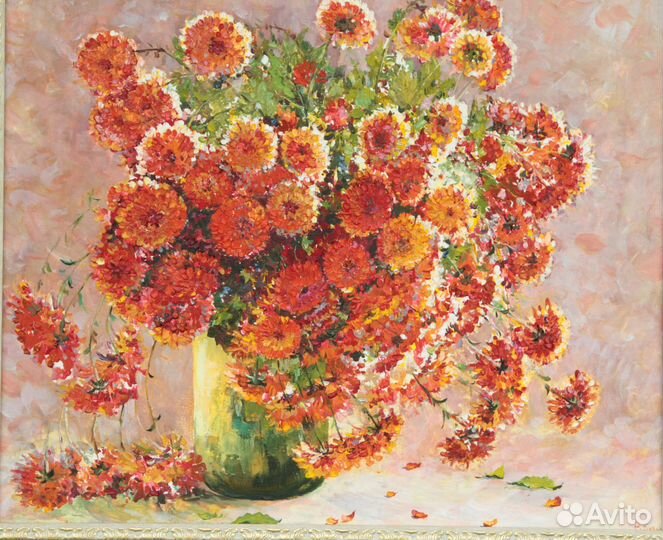 Картина Осений Букет. Кузьмин В.М. 2010г. Сочи