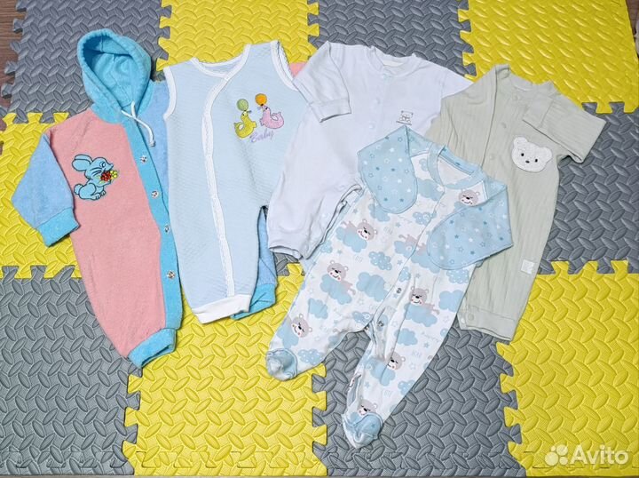 Вещи пакетом для малыша 56-62