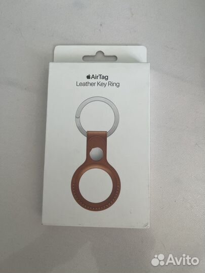 Кожаный брелок Apple AirTag