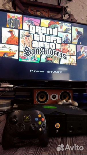 Xbox original + 20 игр