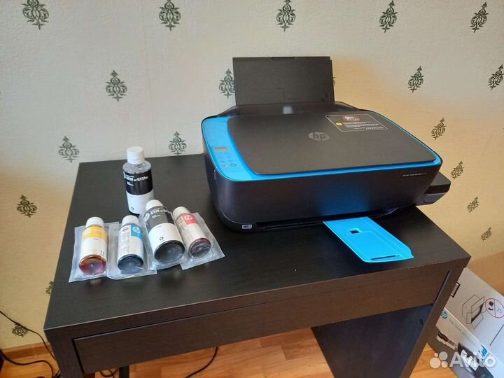 Мфу hp wireless 419 (на гарантии, заправлен)