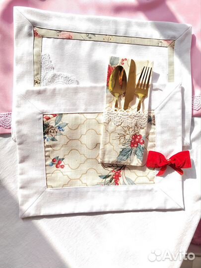 Салфетки сервировочные тканевые