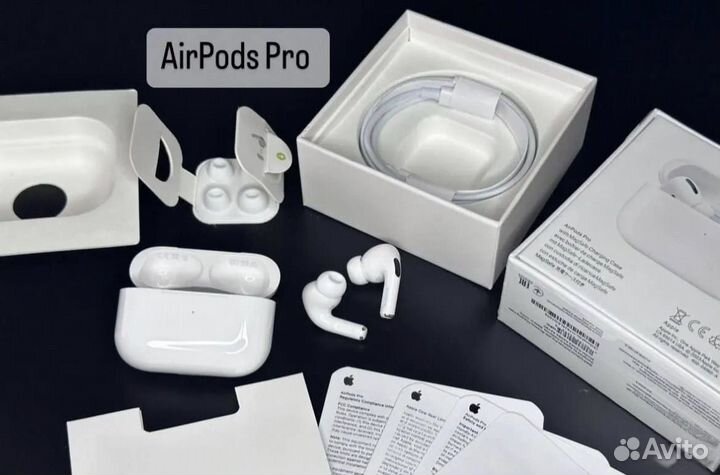 Airpods 2/3/Pro/Pro 2 + Чехол (Гарантия+Доставка)