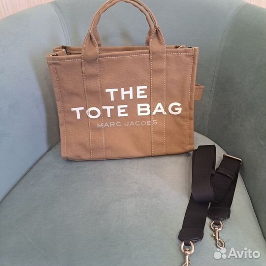 Оливковая сумка Mark Jacobs the tote